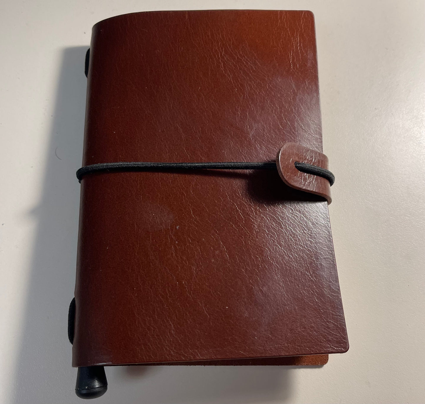 Libreta de viajero "On the Road" en cuero de calidad